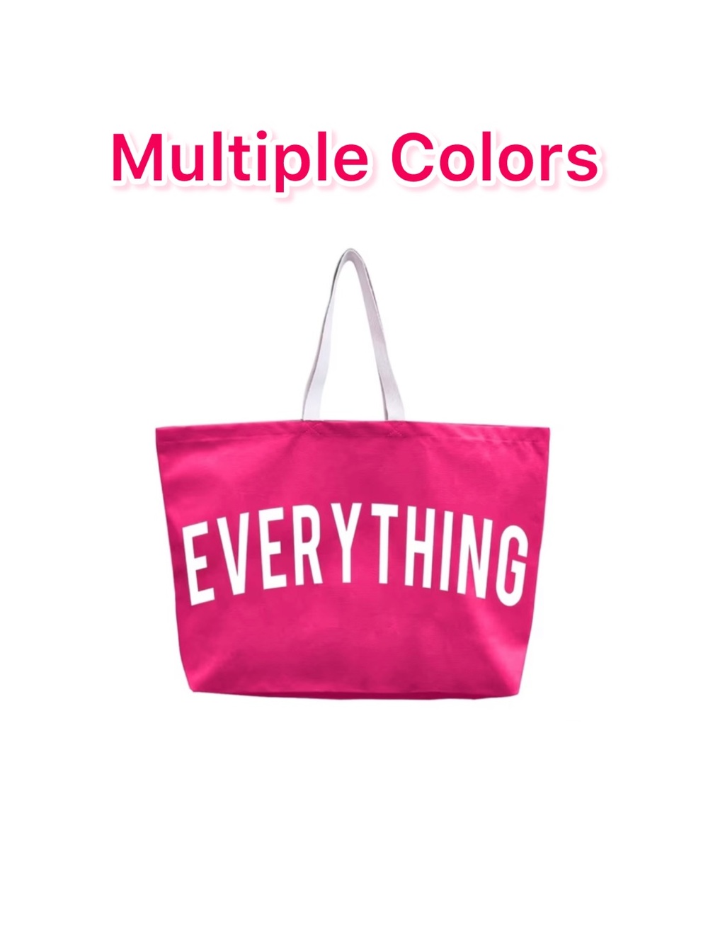 EVERYTHING' Canvas Tote Bag - Women